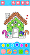 screenshot of Glitter House Coloring