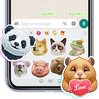 Funny Animal Stickers - Add to Chats App (Free)