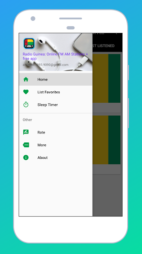 Android application Radio Guinea + Radio Guinea FM screenshort