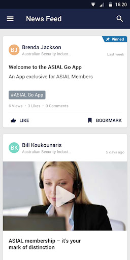 Android application ASIAL GO screenshort