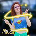 Cover Image of Tải xuống Spiral Photo Editor : Neon Effects, Blur Photo 3.0 APK