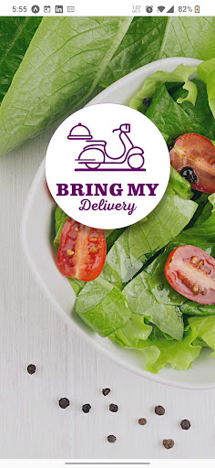 Android application Bring My Delivery screenshort