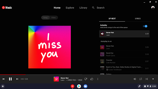 YouTube Music for Chromebook APK Download 4