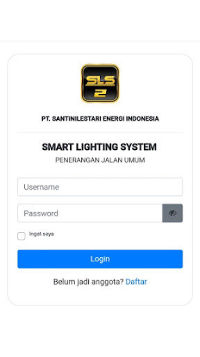 Android application SLS 2 (Smart Lighting System) screenshort