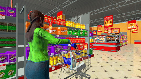 Shopping Mom-Supermarket Sim