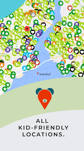Android application Mapki : KID-FRIENDLY LOCATIONS screenshort