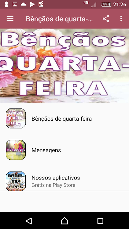 QUARTA-FEIRA GLÓRIA DE DEUS - 1.0.0 - (Android)