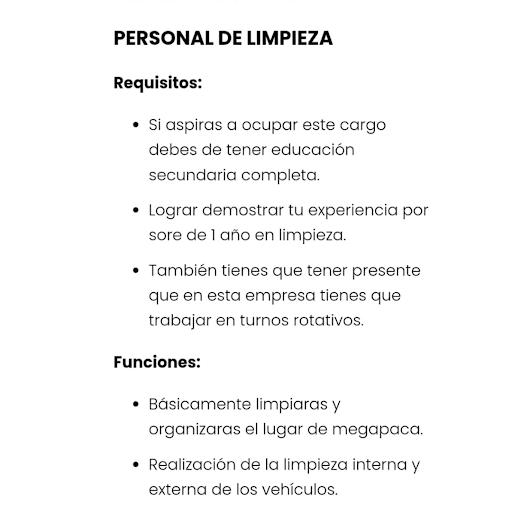 Android application Convocatorias de Trabajo screenshort