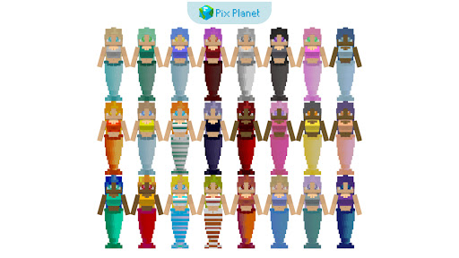 Mermaid mod for Minecraft PE