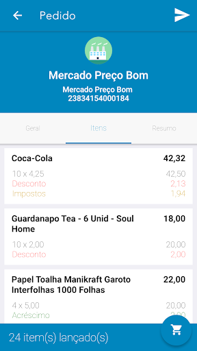 Merx Pedidos de Venda Screen 3
