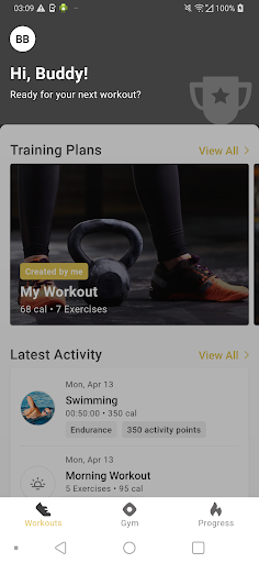 Android application Phoenix-Sports screenshort