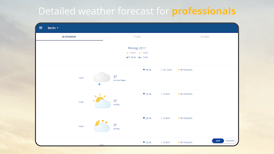 wetter.com - Weather and Radar Screenshot