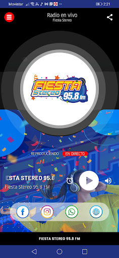 Fiesta Stereo 95.8 FM Screen 2
