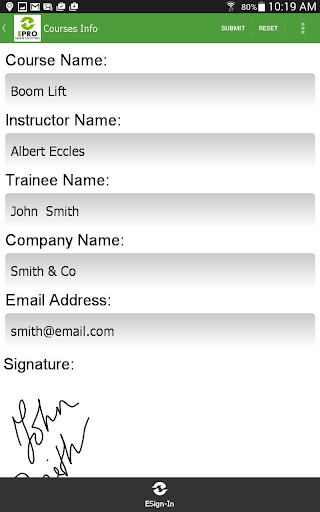 ESign-In Screenshot 2 - AppWisp.com