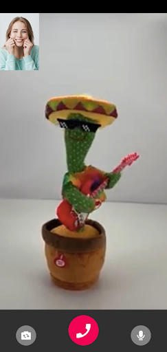 Dance Cactus Fake Call Screen 3