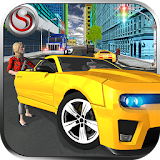 Real Taxi Car Driver 3D icon
