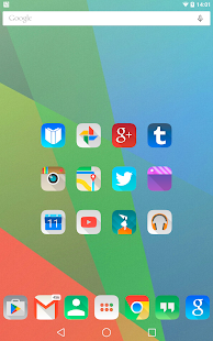 Aurora UI Square - Icon Pack Tangkapan layar