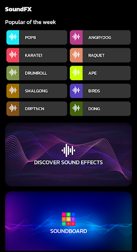 Android application Sound FX screenshort