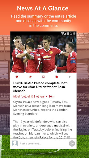 Unofficial Man United News Screenshot 4 - AppWisp.com