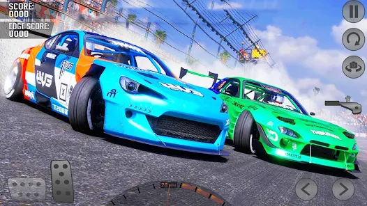 🕹️ Play Drift Challenge Game: Free Online Racecar Time Trial Race Drifting  Video Game for Kids & Adults