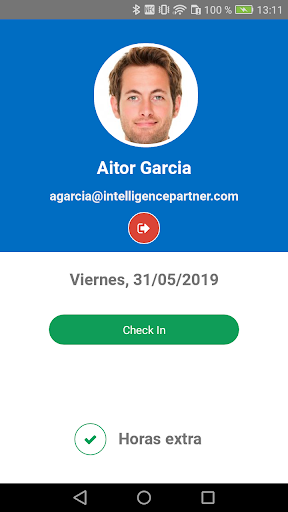 Android application Registro de la Jornada Laboral screenshort
