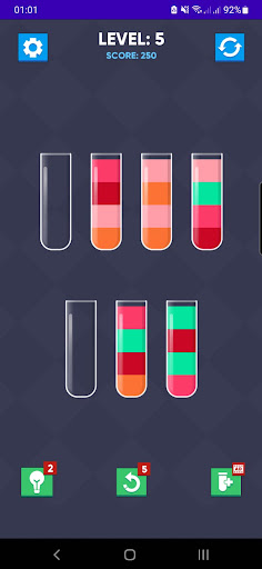 Sort Color Water Puzzle