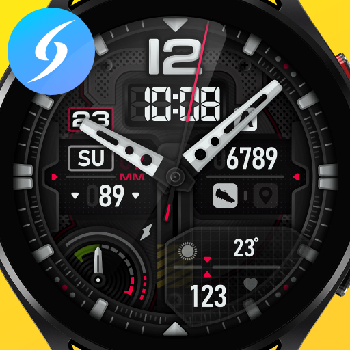 SH029 Watch Face, WearOS watch Windowsでダウンロード
