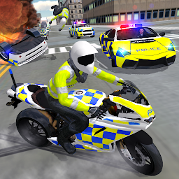 Icon image Police Car Driving Motorbike
