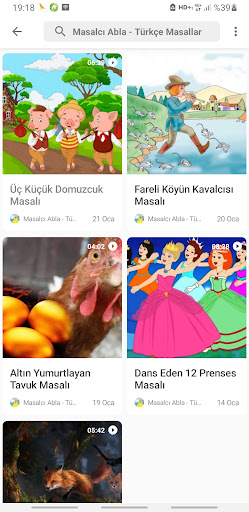 Çeşitli masallar tek bir uygulamada