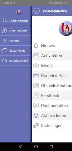 Android application Postelein screenshort