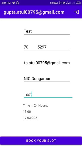 Virtual Appointment Screen 3