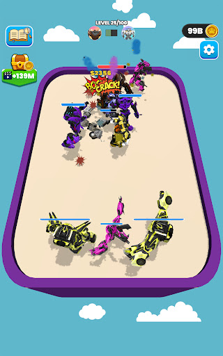 Merge Master Robot Action Car