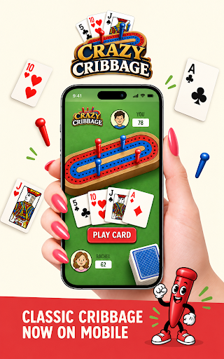 Crazy Cribbage Card Game screenshot