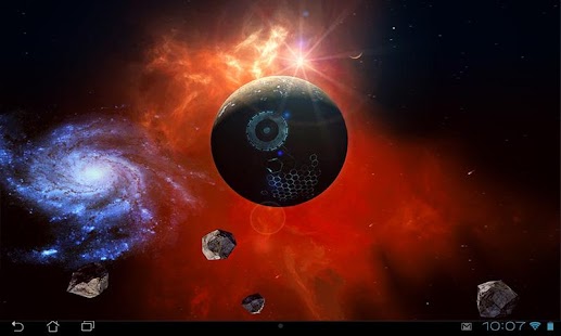 Space Symphony 3D Pro LWP Скриншот