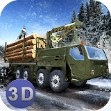 Winter Logging Truck Simulator icon