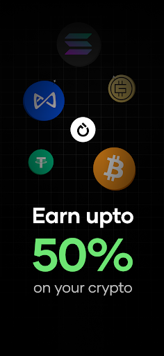 Android application Flint: Earn Crypto, BTC, ETH screenshort