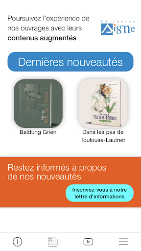 Android application Editions du Signe screenshort