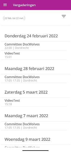 Android application Parlaeus Governance App screenshort