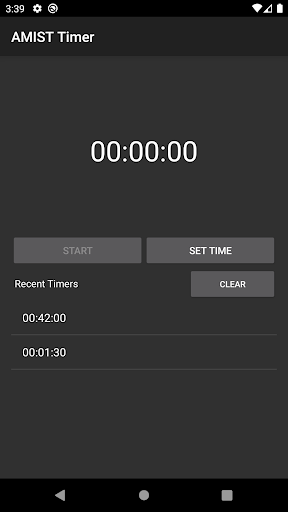 Android application AMIST Timer screenshort