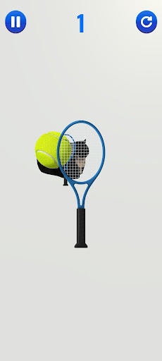 Android application Cat Tennis screenshort