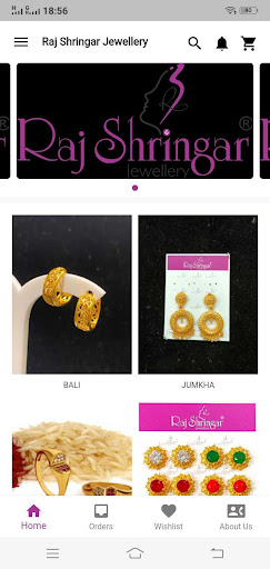 Android application Raj Shringar Jewellery screenshort