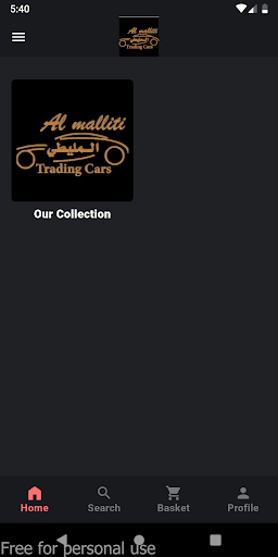 Android application المليطي لتجارة السيارات screenshort