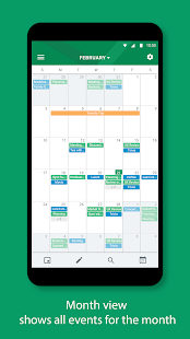 BlackBerry Hub+ Kalender Screenshot