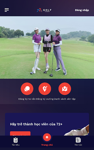 72+ Golf Academy Screen 3