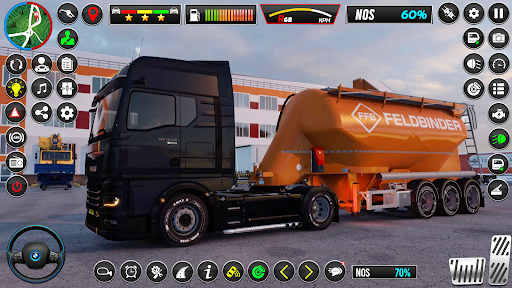 Android application US Oil Tanker Truck Drive Sim screenshort