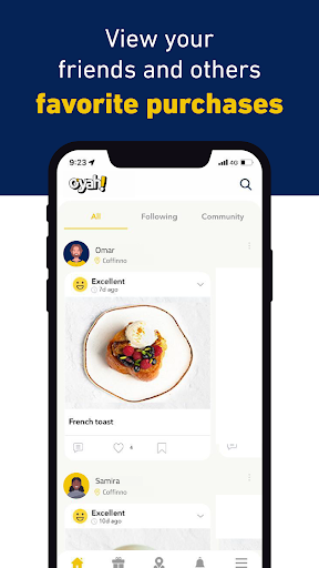 Android application Oyah screenshort