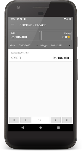 Android application DYWIK Nasabah screenshort