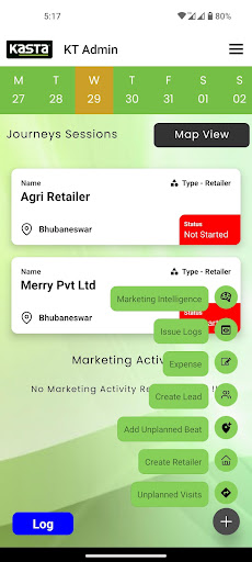 Android application Kasta On The Go !! screenshort