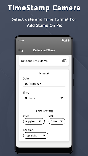 Auto Timestamp Camera