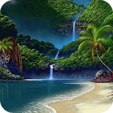 Paradise island live wallpaper icon